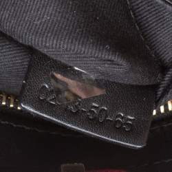 Pre Owned Chloe Black/Red Leather Small Alice Satchel