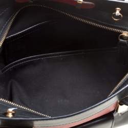 Pre Owned Chloe Black/Red Leather Small Alice Satchel