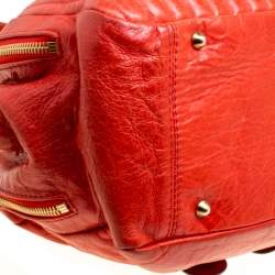Pre Owned Chloe Red Leather Satchel
