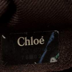 Pre Owned Chloe Silver Leather Paddington Tote