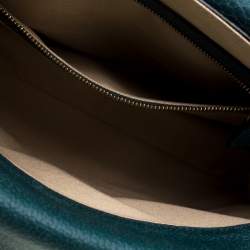 Pre Owned Chloe Green Leather Medium Sally Flap Shoulder Bag