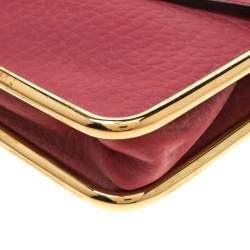 Pre Owned Chloe Red Leather Sally Clutch