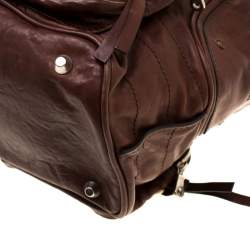 Pre Owned Chloe Dark Brown Leather Large Betty Satchel