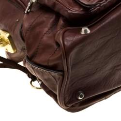 Pre Owned Chloe Dark Brown Leather Large Betty Satchel