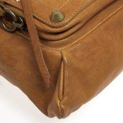 Pre Owned Chloe Brown Leather Tassel Hobo Bag