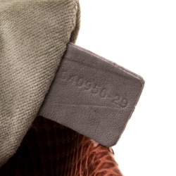 Pre Owned Chloe Cinnamon Python Leather Satchel