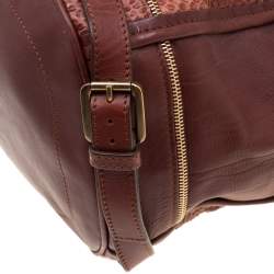 Pre Owned Chloe Cinnamon Python Leather Satchel