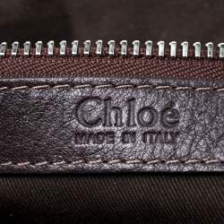 Pre Owned Chloe Dark Brown Leather Paddington Capsule Satchel