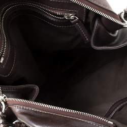 Pre Owned Chloe Dark Brown Leather Paddington Capsule Satchel