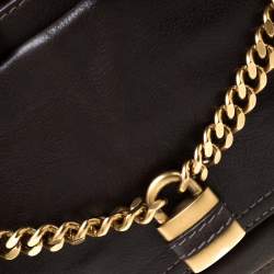 Pre Owned Chloe Dark Brown Leather Paddington Capsule Satchel