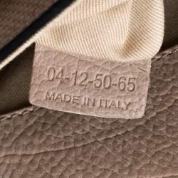 Pre Owned حقيبة كتف كلوي سالي جلد وثعبان بيج متوسطة