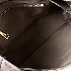 Pre Owned Chloe Pale Pink/Beige Leather Zip Top Handle Bag