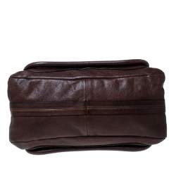 Pre Owned Chloe Brown Leather Paraty Shoulder Bag