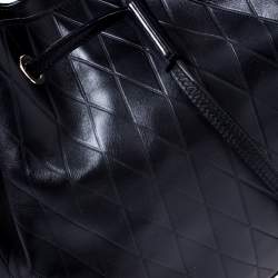 Pre Owned Chloe Black Quilted Leather Charlie Bucket Bag 