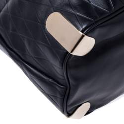 Pre Owned Chloe Black Quilted Leather Charlie Bucket Bag 