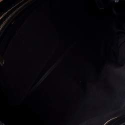 Pre Owned Chloe Orange/Black Leather Large Alice Satchel