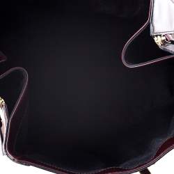 Pre Owned Chloe Burgundy Leather Top Handle Bag