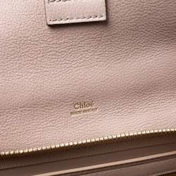 Pre Owned Chloe Tricolor Leather Large Clare Shoulder Bag