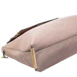 Pre Owned Chloe Tricolor Leather Large Clare Shoulder Bag