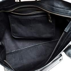 Pre Owned Chloe Black/Beige Leather Alison Satchel