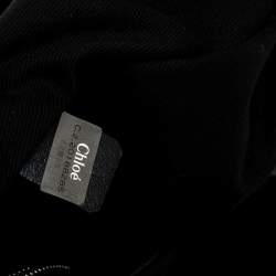 Pre Owned Chloe Black Python Large Heloise Satchel