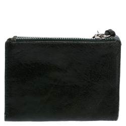 Pre Owned Chloe Green Leather Bifold Wallet