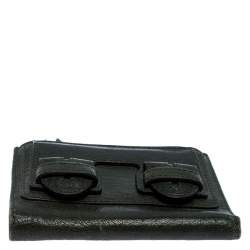 Pre Owned Chloe Green Leather Bifold Wallet