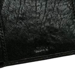Pre Owned Chloe Green Leather Bifold Wallet