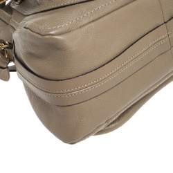 مملوكة مسبقًا حقيبة كتف كلوي باراتي جلد بيج صغيرة