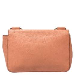 Chloe Orange Leather Medium Elsie Shoulder Bag