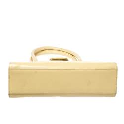 Pre Owned Chloe Yellow Leather Double Handle Satchel