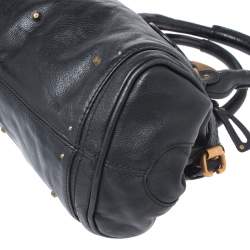 Pre Owned Chloe Black Leather Paddington Satchel