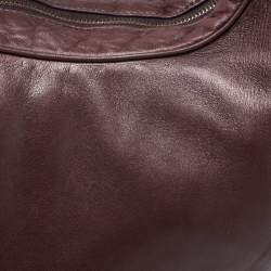 Chloe Dark Brown Leather Crescent Hobo