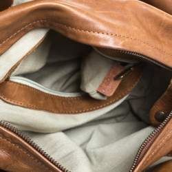 مملوكة مسبقًا حقيبة كلوي سيلفيرادو جلد ثعبان بني داكن