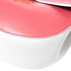 Pre Owned Chloe Amaranth Red/Grey Leather Medium Drew Shoulder Bag