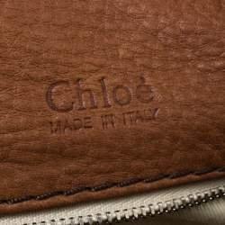 Pre Owned Chloe Brown Leather Large Paddington Shoulder Bag