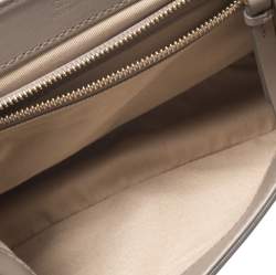 Pre Owned  Chloe Motty Grey Leather C Double Bag