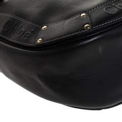 مملوكة مسبقًا Chloe Black Leather Eden Crossbody Bag