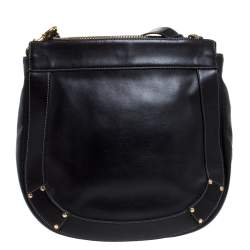 مملوكة مسبقًا Chloe Black Leather Eden Crossbody Bag