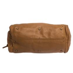 Pre Owned Chloe Tan Leather Medium Paddington Satchel