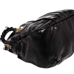 Pre Owned Chloe Black Leather Heloise Satchel