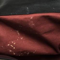 Pre Owned حقيبة يد كلوي سحاب علوي جلد أسود 