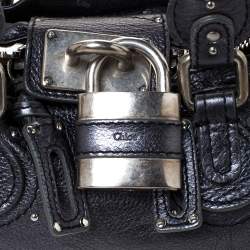Pre Owned Chloe Metallic Leather Mini Paddington Satchel