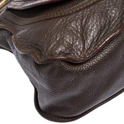 Pre Owned Chloe Brown Leather Medium Marcie Satchel