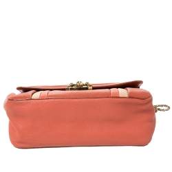 مملوكة مسبقًا حقيبة كتف كلوي السي متوسطة جلد بيج