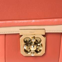 مملوكة مسبقًا حقيبة كتف كلوي السي متوسطة جلد بيج