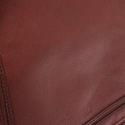 Pre Owned Chloe Copper Leather Large Marcie Satchel