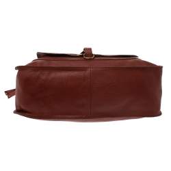 Pre Owned Chloe Copper Leather Large Marcie Satchel