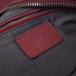 Pre Owned Chloe Copper Leather Large Marcie Satchel