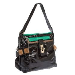 Chloe Black Patent Leather Audra Tote
